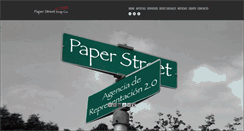 Desktop Screenshot of paperstreet.es